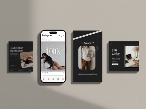 45 Social Media Post Canva Mockups - Image 2