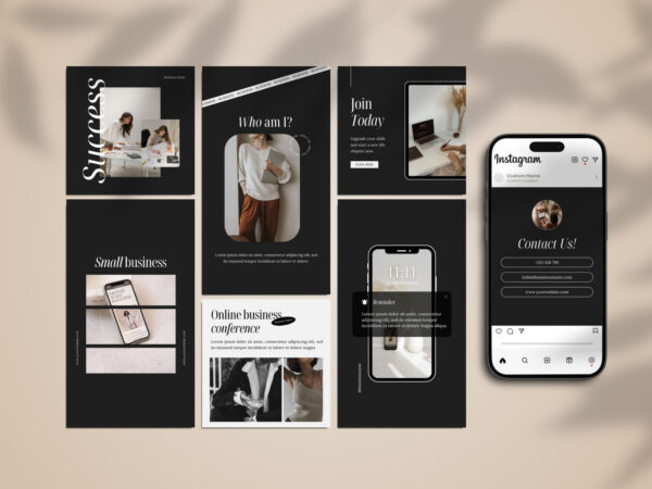 45 Social Media Post Canva Mockups - Image 3