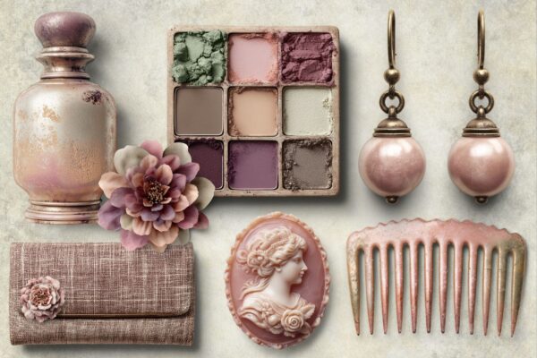 Antique Rose Vintage Vanity - Image 2