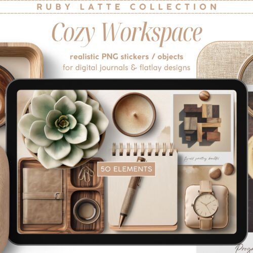Ruby Latte Cozy Workspace