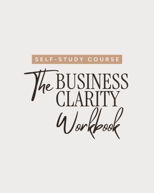Business Clarity Workbook Course
