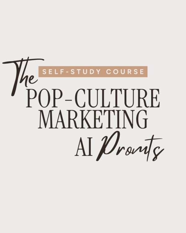 Pop Culture Marketing AI Genius Prompts