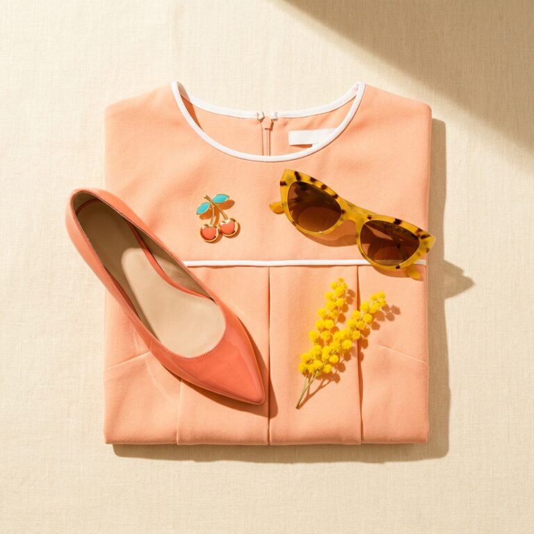 Gamine Spring — Pop Confetti, Sharp at the Edges